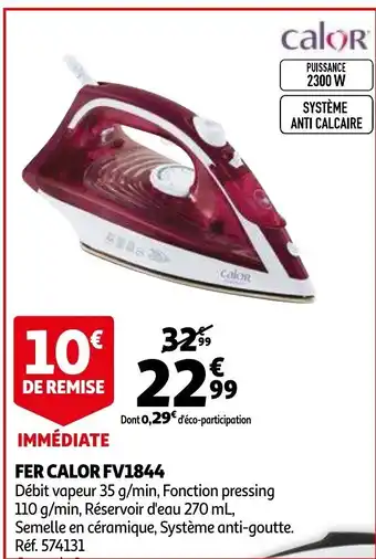 Auchan Fer Calor FV1844 offre