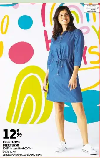 Auchan Robe Femme In Extenso offre