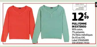 Auchan Pull Femme In Extenso offre
