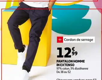 Auchan Pantalon Homme offre