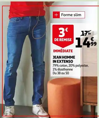 Auchan Jean Homme In Extenso offre