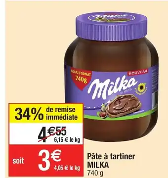 Migros Pâte à Tartiner Milka offre