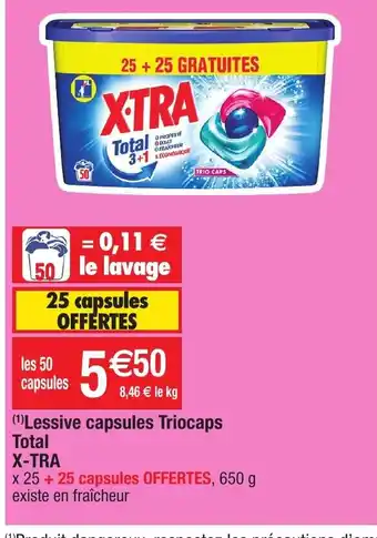 Migros Lessive Capsules Triocaps offre