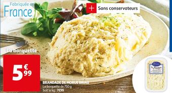 Auchan Brandade de morue briau offre
