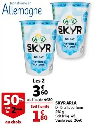 Auchan Arla skyr offre