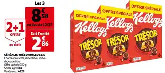 Auchan Kellogg's céréales trésor offre