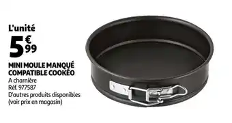 Mini moule manqué compatible cookéo