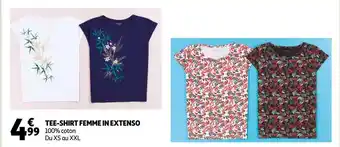 Auchan In extenso tee-shirt femme offre