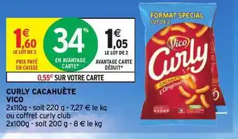 Intermarché Curly Cacahuète Vico offre