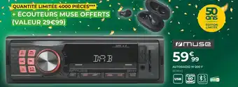 Feu Vert Muse autoradio m-200 f offre