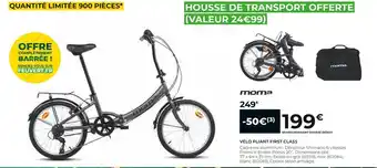 Feu Vert Moma vélo pliant first class offre