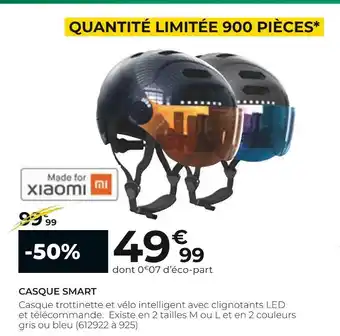 Feu Vert Casque smart offre