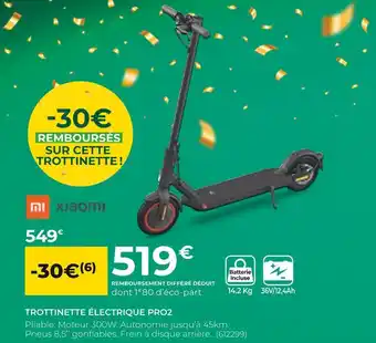 Feu Vert Trottinette électrique pro2 offre