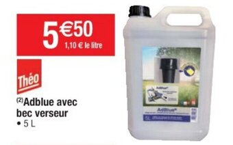 Adblue avec bec verseur