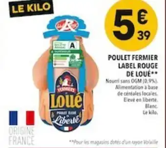 Poulet fermier label rouge de loué