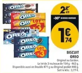 Supeco Biscuit oreo offre