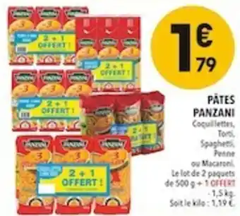 Supeco Pâtes panzani offre