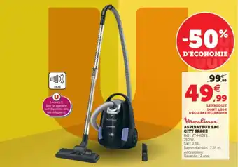 Aspirateur sac city space