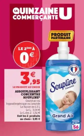 U Express Assouplissant concentre soupline offre