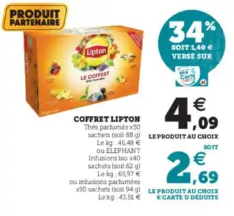 U Express Coffret lipton offre