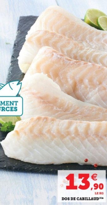 U Express Dos de cabillaud offre
