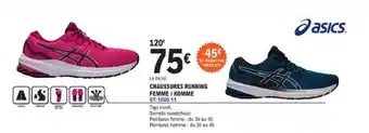 E.Leclerc Sport Chaussures running femme / homme offre