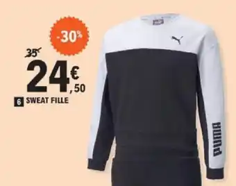 E.Leclerc Sport Sweat fille offre