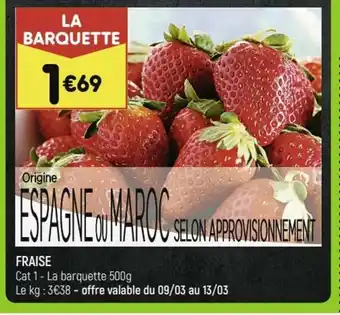 Leader Price Fraise offre