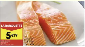 Leader Price Pavé de Saumon x2 offre