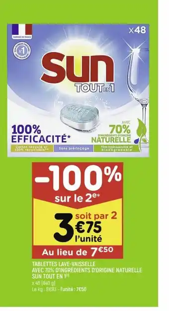 Leader Price Tablettes Lave-Vaisselle offre