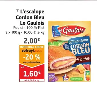 Colruyt L'escalope Cordon Bleu offre