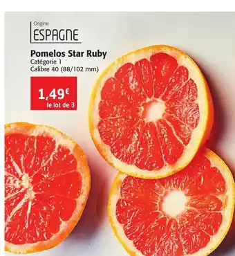 Colruyt Pomelon Star Ruby offre