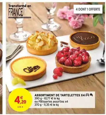 Intermarché Assortiment De Tartelettes X4 offre