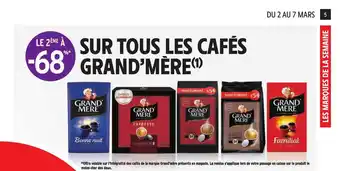 Intermarché Les Cafés Grand'mère offre