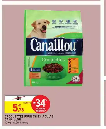 Intermarché Croquettes Pour Chien Adulte Canaillou offre