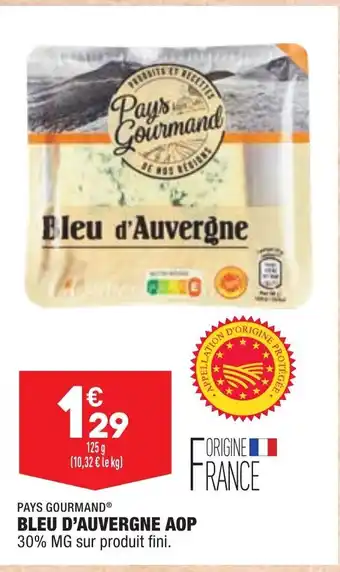 ALDI Bleu d'Auvergne AOP offre