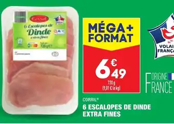 ALDI 6 Escalopes de dinde extra fines offre