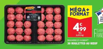 ALDI 30 Boulettes au bœuf offre