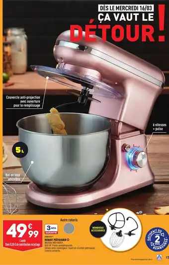 ALDI Robot pâtissier offre