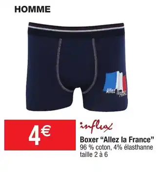 Boxer "allez la france"