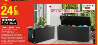 Brico Dépôt Coffre offre