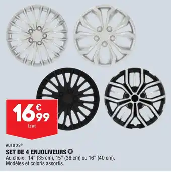 ALDI Set de 4 enjoliveurs offre