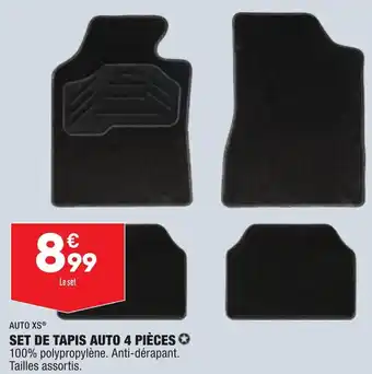 ALDI Set de tapis auto 4 pièces offre