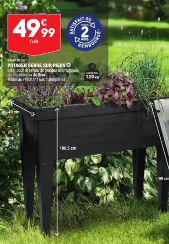 ALDI Potager serre sur pieds offre