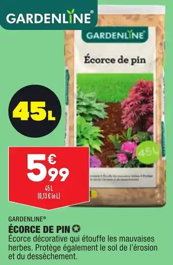 ALDI Écorce de pin offre
