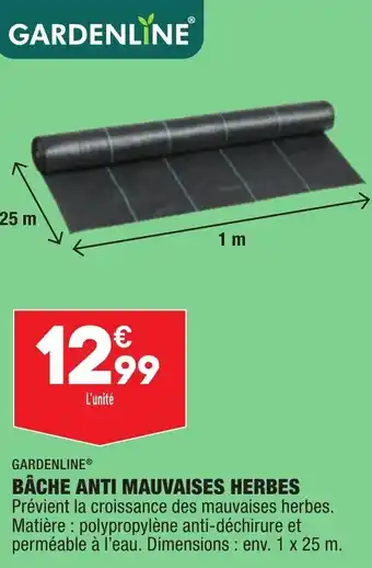 ALDI Bâche anti mauvaises herbes offre