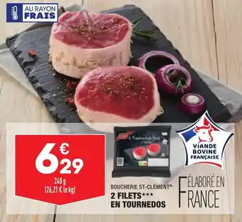 ALDI 2 Filets en tournedos offre