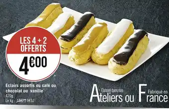 Spar Eclairs assortis ou café ou chocolat ou vanille offre