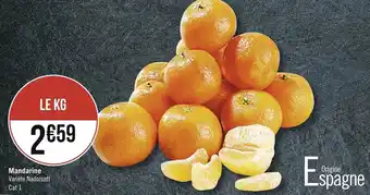 Spar Mandarine offre