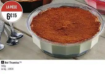 Bol tiramisu